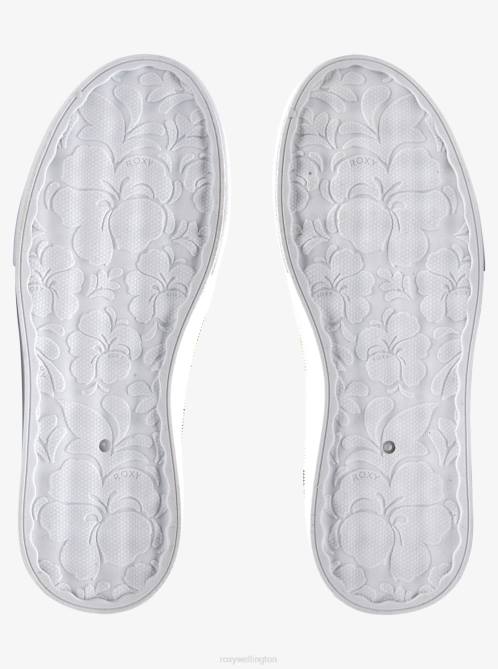 X4FH1423 black print Rae Mid-Top Shoes Women Roxy | Sneakers