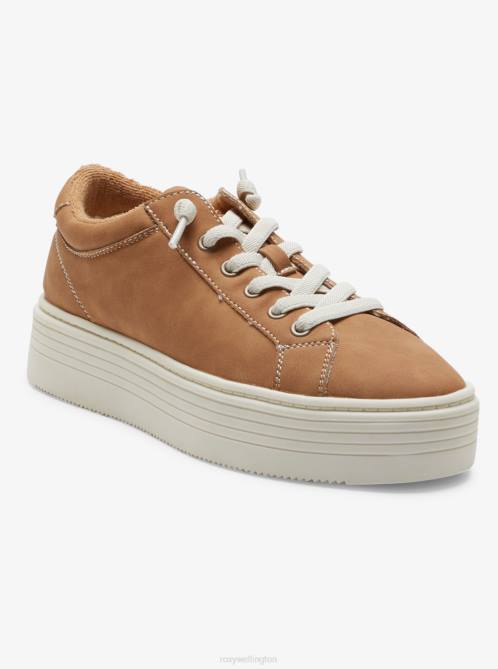 X4FH1430 tan Sheilahh 2.0 Shoes Women Roxy | Sneakers