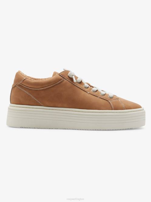X4FH1430 tan Sheilahh 2.0 Shoes Women Roxy | Sneakers