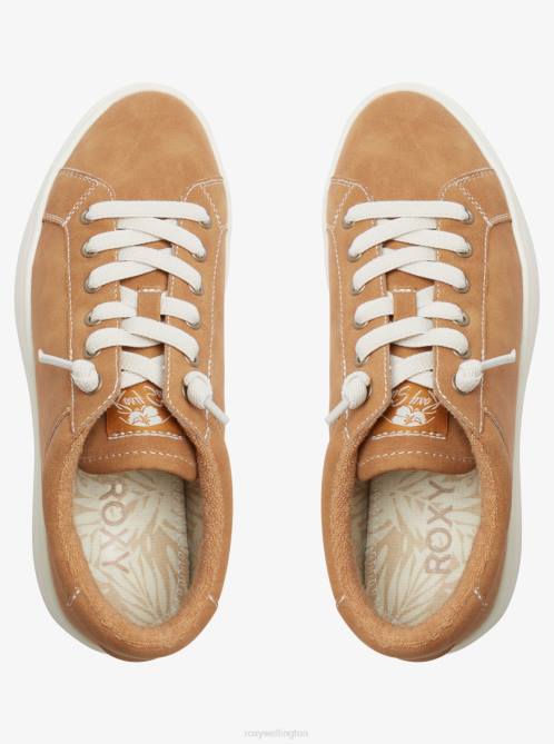 X4FH1430 tan Sheilahh 2.0 Shoes Women Roxy | Sneakers