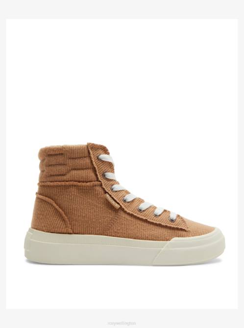 X4FH1433 tan Rae Mid-Top Shoes Women Roxy | Sneakers