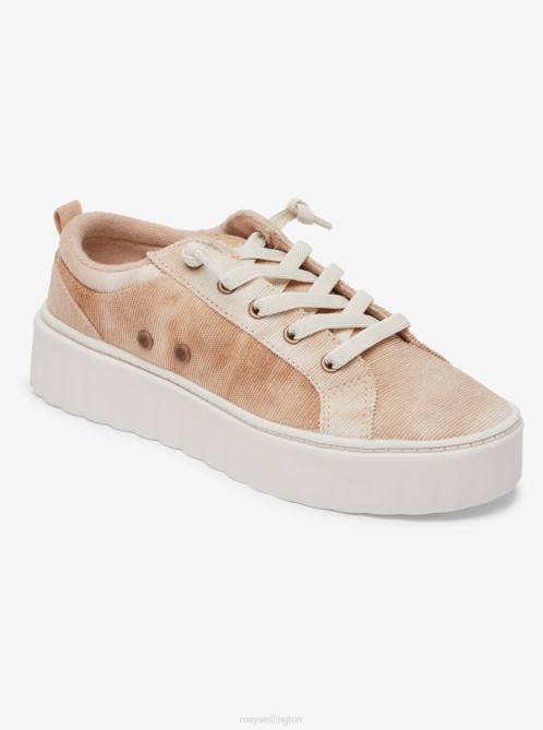 X4FH1469 tan/gold Sheilahh Slip-On Shoes Women Roxy | Sneakers
