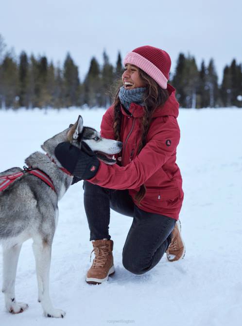 X4FH1190 brick red Freja Beanie Women Roxy | Beanies