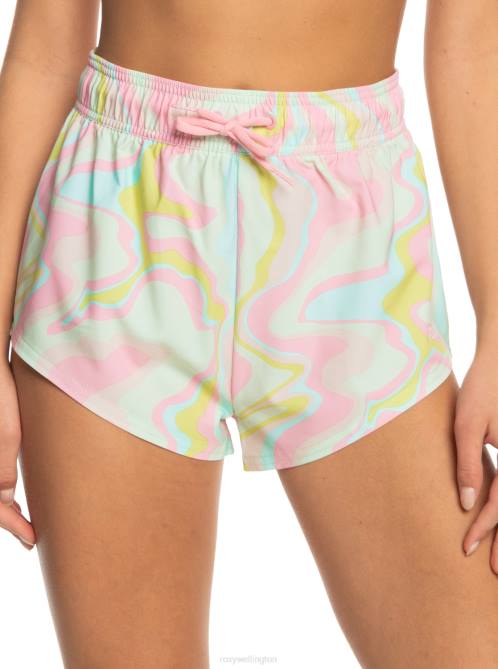 X4FH623 ambroisia swirl swim New Printed 2 Boardshorts Women Roxy | Boardshorts
