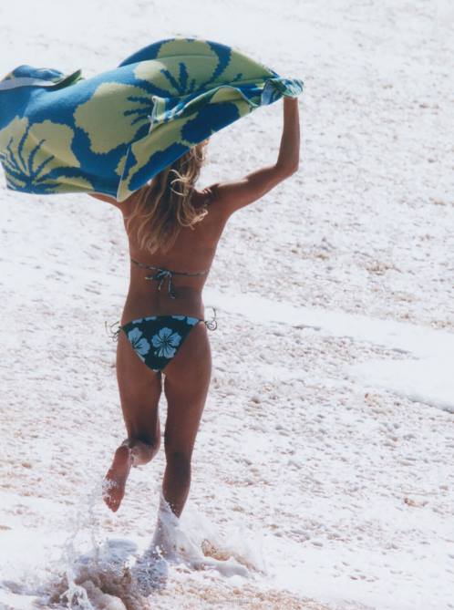 X4FH698 23 cobalt Digi High Beach Towel Women Roxy | Beach Towels