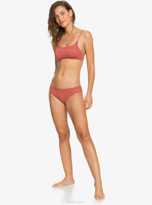 X4FH1014 marsala Wild Full Bikini Bottoms Women Roxy | Bikini Bottoms