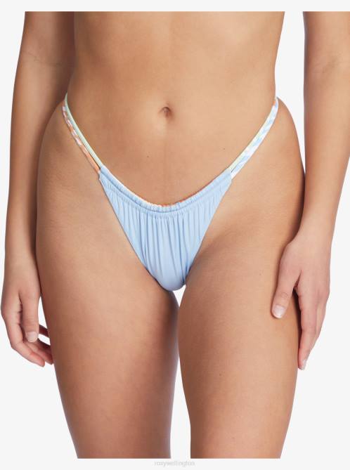 X4FH1036 bright white undertone Wildflowers Mini Bikini Bottoms Women Roxy | Bikini Bottoms