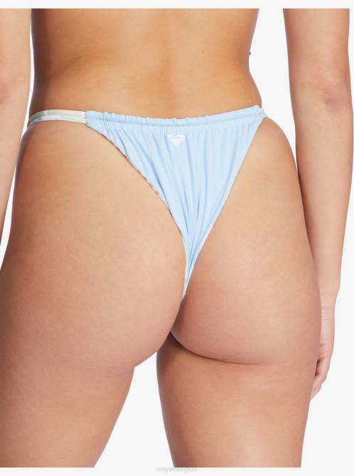 X4FH1036 bright white undertone Wildflowers Mini Bikini Bottoms Women Roxy | Bikini Bottoms