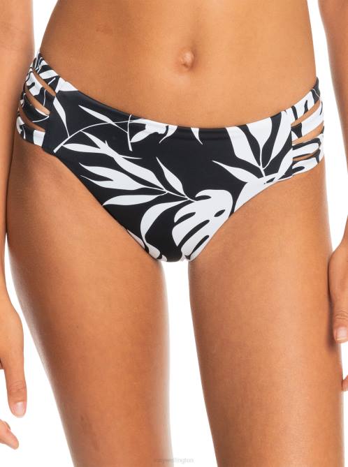 X4FH1037 anthracite surf trippin bico Love The Rocker Hipster Bikini Bottoms Women Roxy | Bikini Bottoms