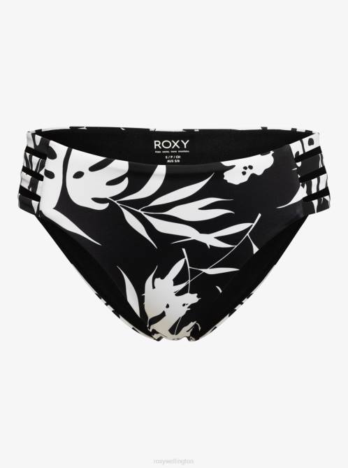 X4FH1037 anthracite surf trippin bico Love The Rocker Hipster Bikini Bottoms Women Roxy | Bikini Bottoms
