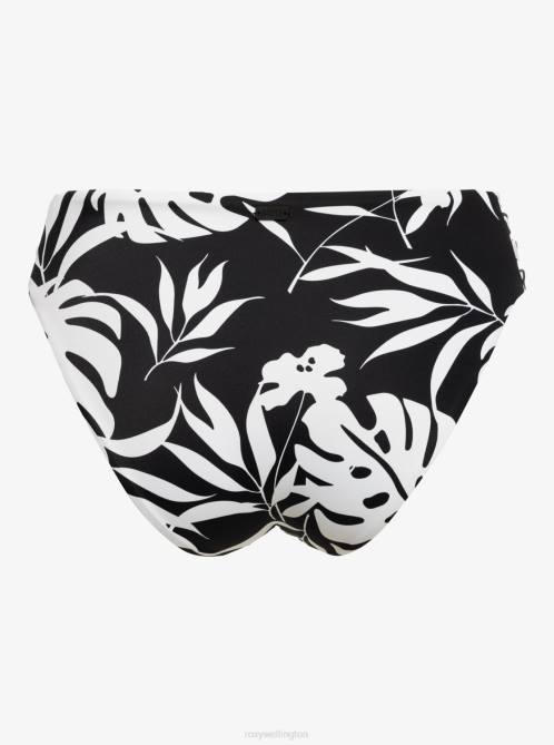 X4FH1037 anthracite surf trippin bico Love The Rocker Hipster Bikini Bottoms Women Roxy | Bikini Bottoms