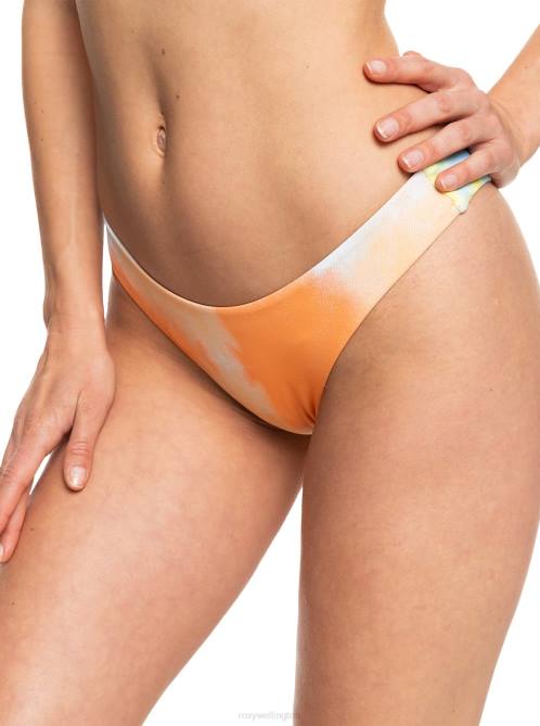 X4FH1096 rainbow cloud wash printed Beach Classics Cheeky Bikini Bottoms Women Roxy | Bikini Bottoms