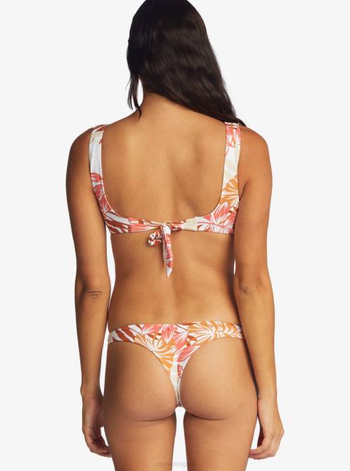 X4FH1102 snow white seaside tropics Beach Classics Separate Bottom Women Roxy | Bikini Bottoms