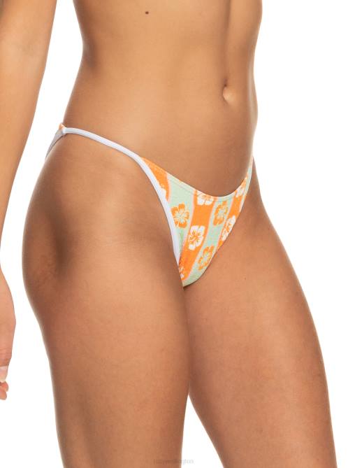X4FH595 ambroisia wave Wavy Cheeky Bikini Bottoms Women Roxy | Bikini Bottoms