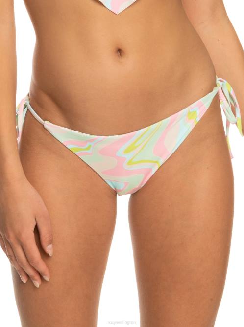 X4FH622 ambroisia swirl swim Tropics Hype Cheeky Reversible Bikini Bottoms Women Roxy | Bikini Bottoms