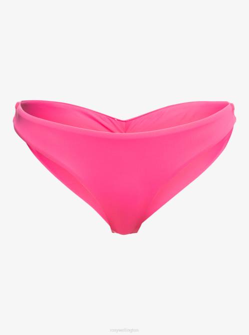X4FH628 shocking pink Beach Classics Cheeky Bikini Bottoms Women Roxy | Bikini Bottoms