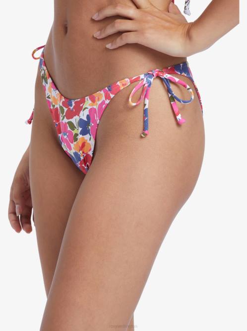 X4FH636 bloomin Printed Beach Classics Cheeky Bikini Bottoms Women Roxy | Bikini Bottoms