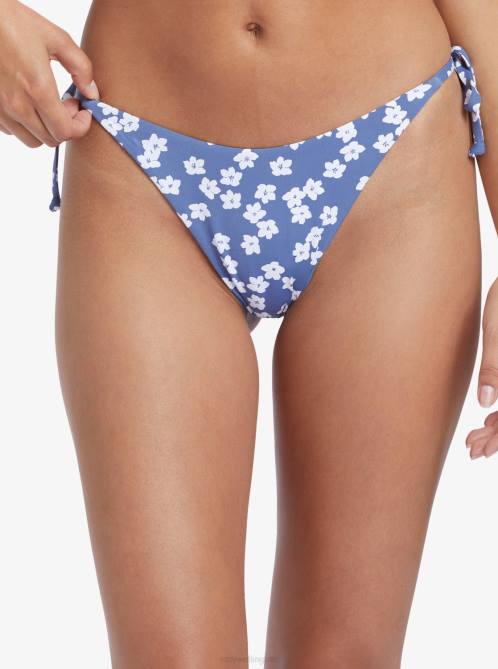 X4FH675 bijou blue floral delight Palm Cruz Cheeky Bikini Bottoms Women Roxy | Bikini Bottoms