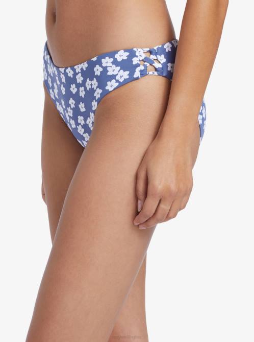 X4FH677 bijou blue floral delight Printed Beach Classics Hipster Bikini Bottoms Women Roxy | Bikini Bottoms