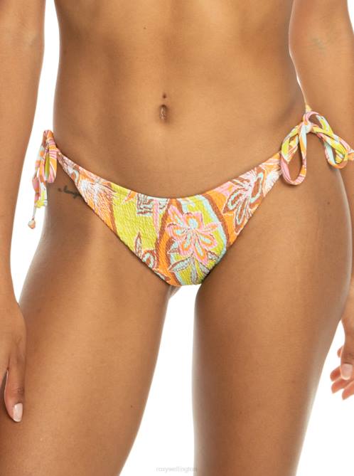 X4FH694 mock orange delic Floraldelic Bikini Bottoms Women Roxy | Bikini Bottoms