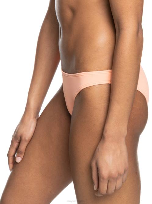 X4FH710 papaya punch Beach Classics Moderate Bikini Bottoms Women Roxy | Bikini Bottoms