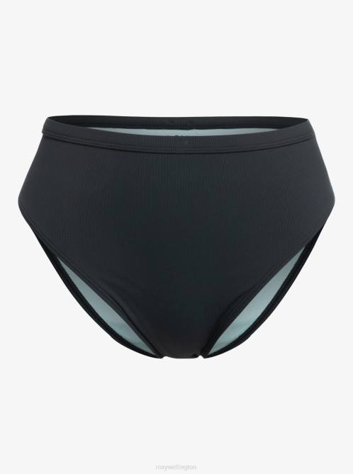 X4FH712 anthracite Pro The Backside Moderate Bikini Bottoms Women Roxy | Bikini Bottoms