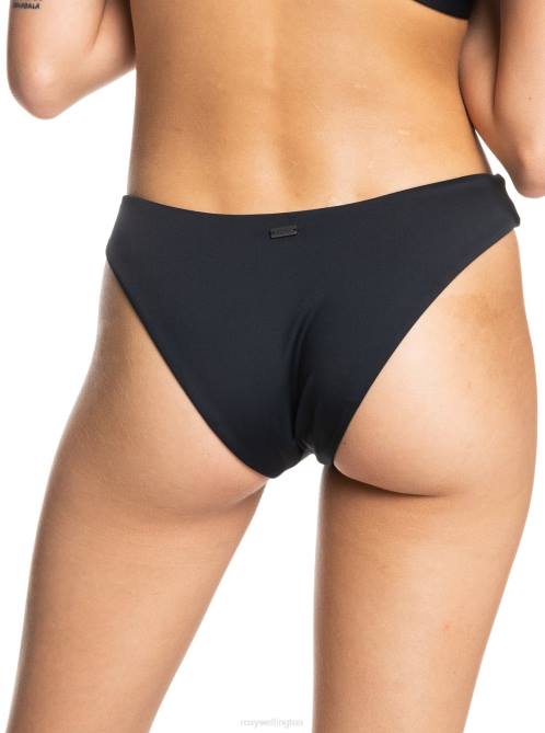 X4FH728 anthracite Beach Classics High Leg Bikini Bottoms Women Roxy | Bikini Bottoms