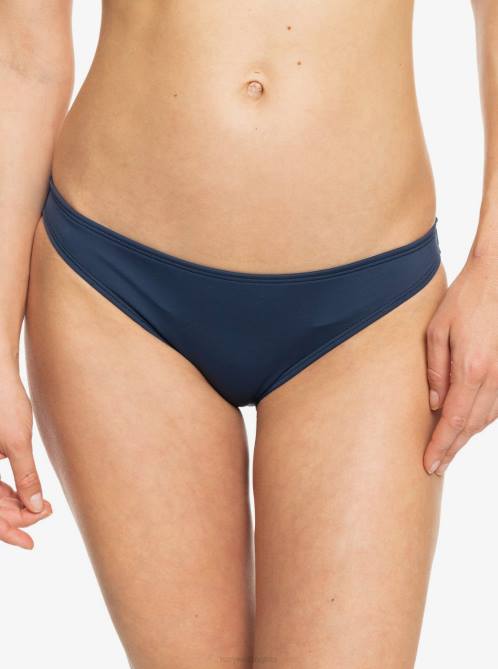 X4FH732 mood indigo Beach Classics Moderate Bikini Bottoms Women Roxy | Bikini Bottoms