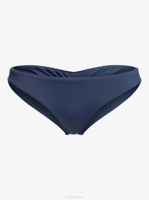 X4FH742 mood indigo Beach Classics Cheeky Bikini Bottoms Women Roxy | Bikini Bottoms