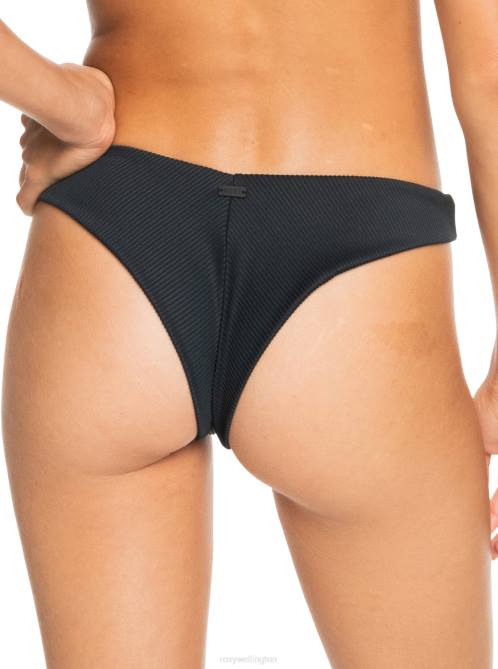 X4FH749 anthracite Love Cheeky Bikini Bottoms Women Roxy | Bikini Bottoms