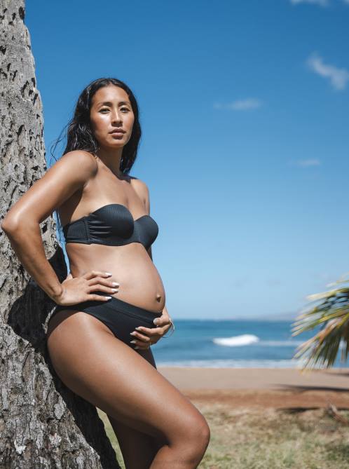 X4FH755 anthracite Love The Shorey Bikini Bottoms Women Roxy | Bikini Bottoms