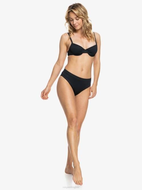 X4FH755 anthracite Love The Shorey Bikini Bottoms Women Roxy | Bikini Bottoms