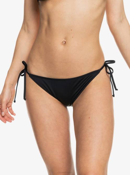 X4FH768 anthracite Beach Classics Tie Side Solid Bikini Bottoms Women Roxy | Bikini Bottoms