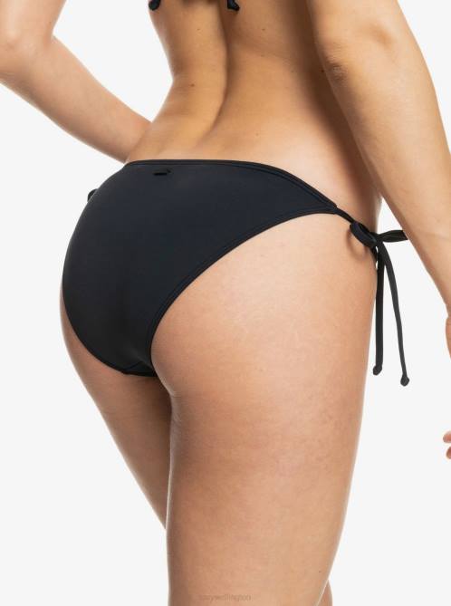 X4FH768 anthracite Beach Classics Tie Side Solid Bikini Bottoms Women Roxy | Bikini Bottoms