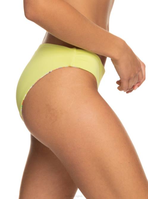 X4FH780 snow white pualani combo Retro Revo Reversible Hipster Bikini Bottoms Women Roxy | Bikini Bottoms