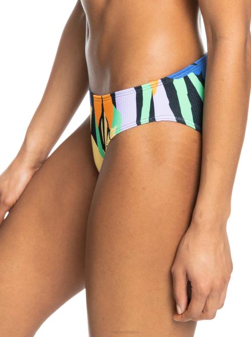 X4FH788 anthracite flower jammin Color Jam Hipster Bikini Bottoms Women Roxy | Bikini Bottoms