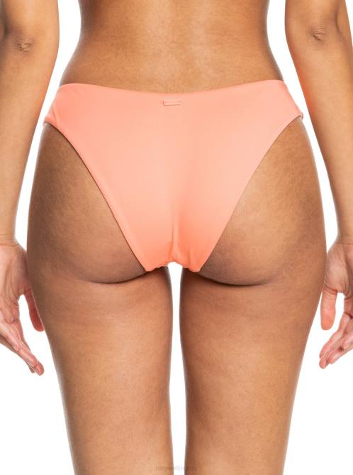 X4FH859 fusion coral Beach Classics High Leg Bikini Bottoms Women Roxy | Bikini Bottoms