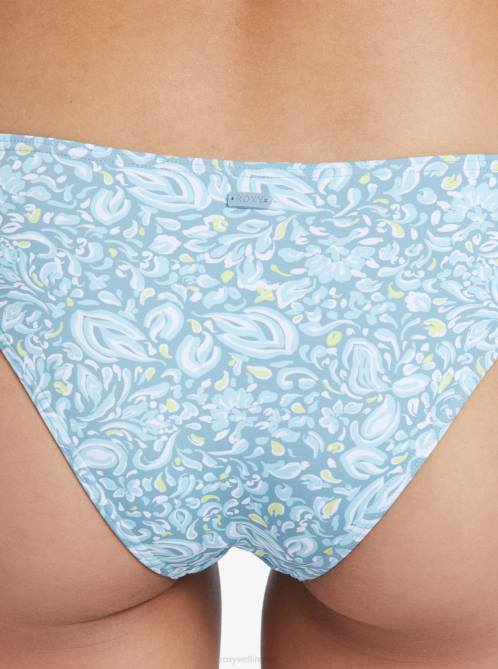 X4FH872 tourmaline pretty paisley Seaside Tropics Bikini Bottoms Women Roxy | Bikini Bottoms