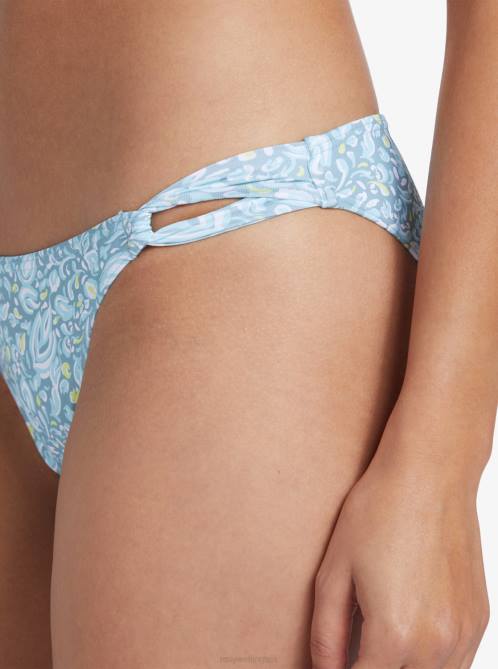 X4FH872 tourmaline pretty paisley Seaside Tropics Bikini Bottoms Women Roxy | Bikini Bottoms