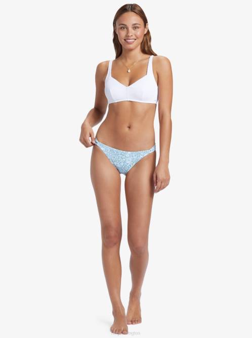 X4FH872 tourmaline pretty paisley Seaside Tropics Bikini Bottoms Women Roxy | Bikini Bottoms