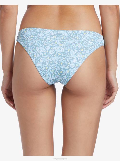 X4FH872 tourmaline pretty paisley Seaside Tropics Bikini Bottoms Women Roxy | Bikini Bottoms