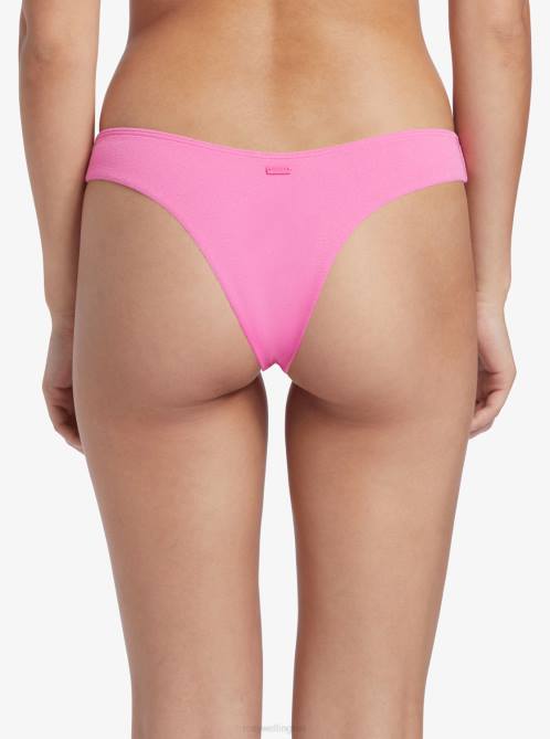 X4FH883 shocking pink Hawaiian Heat High Leg Cheeky Bikini Bottoms Women Roxy | Bikini Bottoms