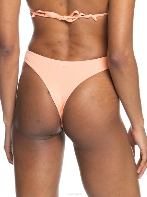 X4FH893 papaya punch Beach Classics Mini Bikini Bottoms Women Roxy | Bikini Bottoms