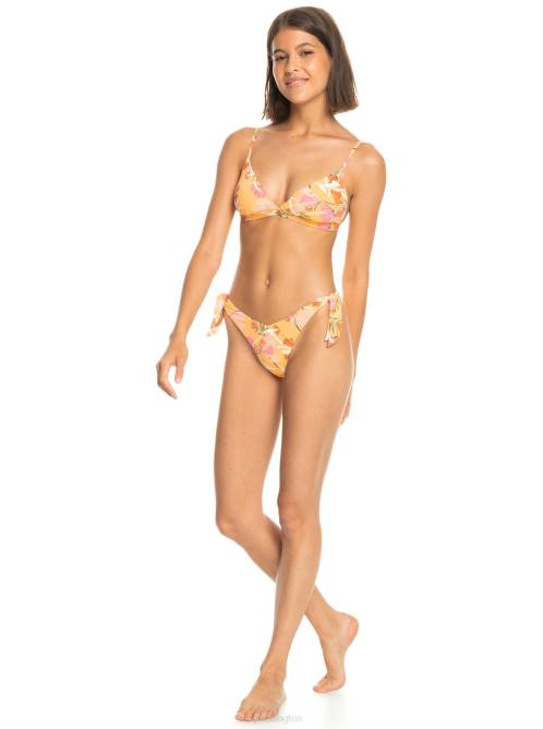 X4FH932 chamois pressed flowers Printed Beach Classics Cheeky Bikini Bottoms Women Roxy | Bikini Bottoms