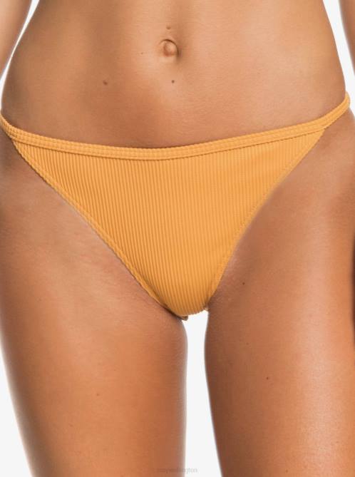 X4FH957 golden ochre Mind Of Freedom Mini Bikini Bottoms Women Roxy | Bikini Bottoms