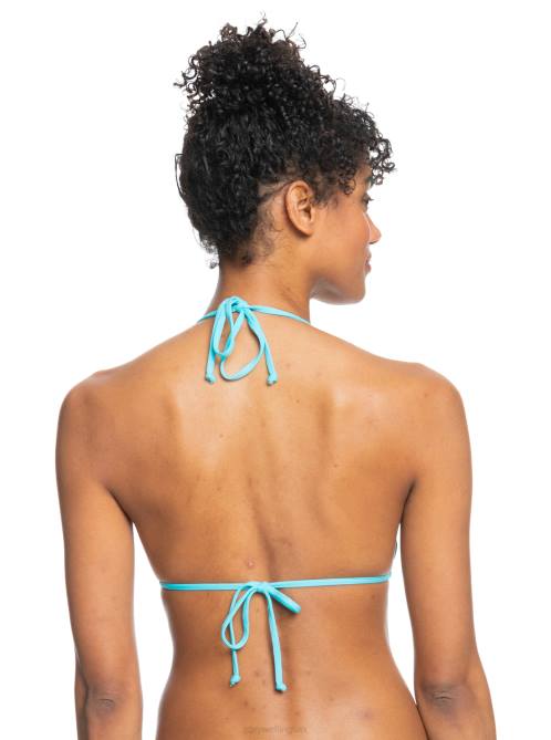 X4FH591 bachelor button Beach Classics Tiki Triangle Bikini Top Women Roxy | Bikini Tops