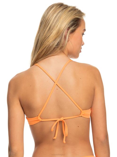 X4FH602 mock orange Beach Classics Triangle Bikini Top Women Roxy | Bikini Tops