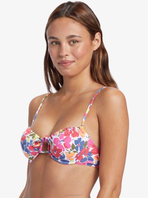 X4FH637 bloomin Bloomin Underwired Bralette Bikini Top Women Roxy | Bikini Tops