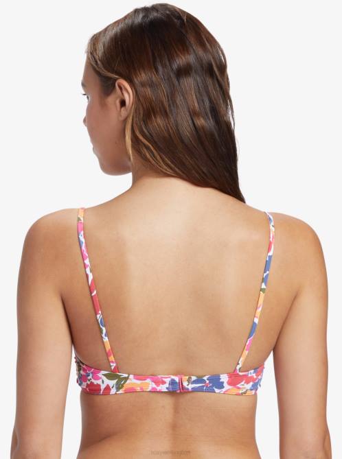 X4FH637 bloomin Bloomin Underwired Bralette Bikini Top Women Roxy | Bikini Tops