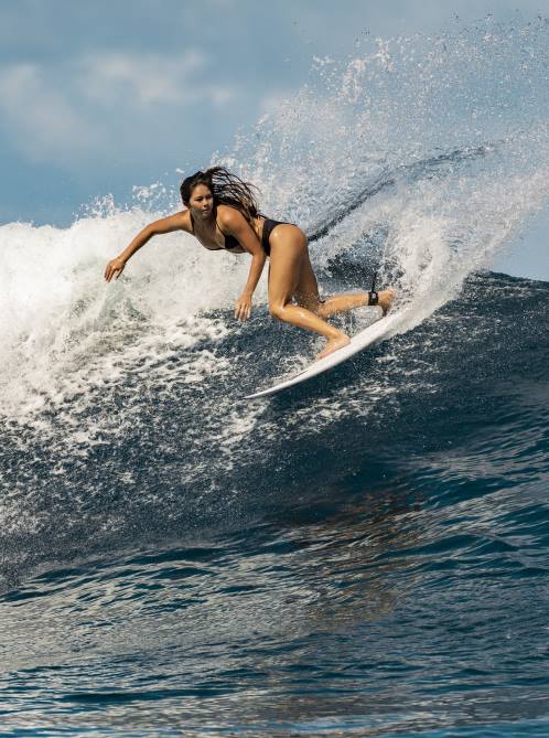 X4FH706 anthracite Pro The Cut Back Triangle Bikini Top Women Roxy | Bikini Tops